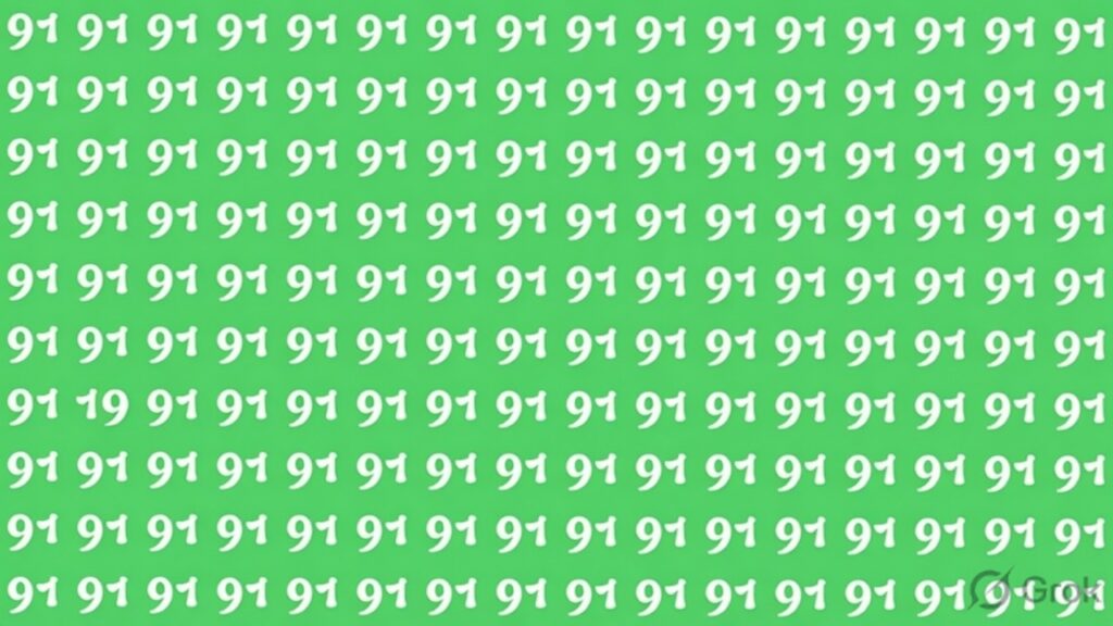 Spot the Hidden 19 Among 91s in Just 7 Seconds –